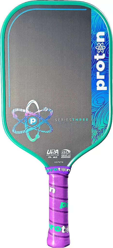 Proton Series Three Project Peacock Elongated Pickleball Paddle