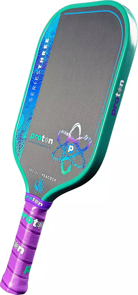 Proton Series Three Project Peacock Elongated Pickleball Paddle (Pre Order JAN 2026)