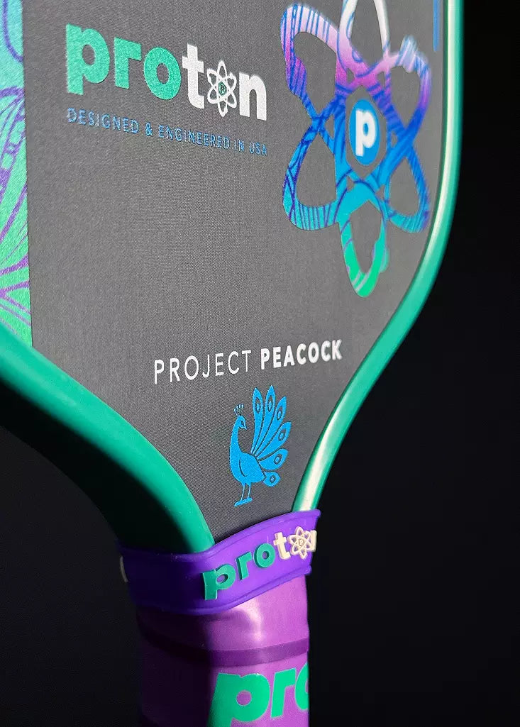 Proton Series Three Project Peacock Elongated Pickleball Paddle (Pre Order JAN 2026)
