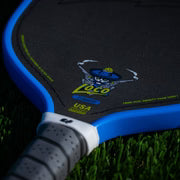 The Loco 16mm Pickleball Paddle- Elongated Blue