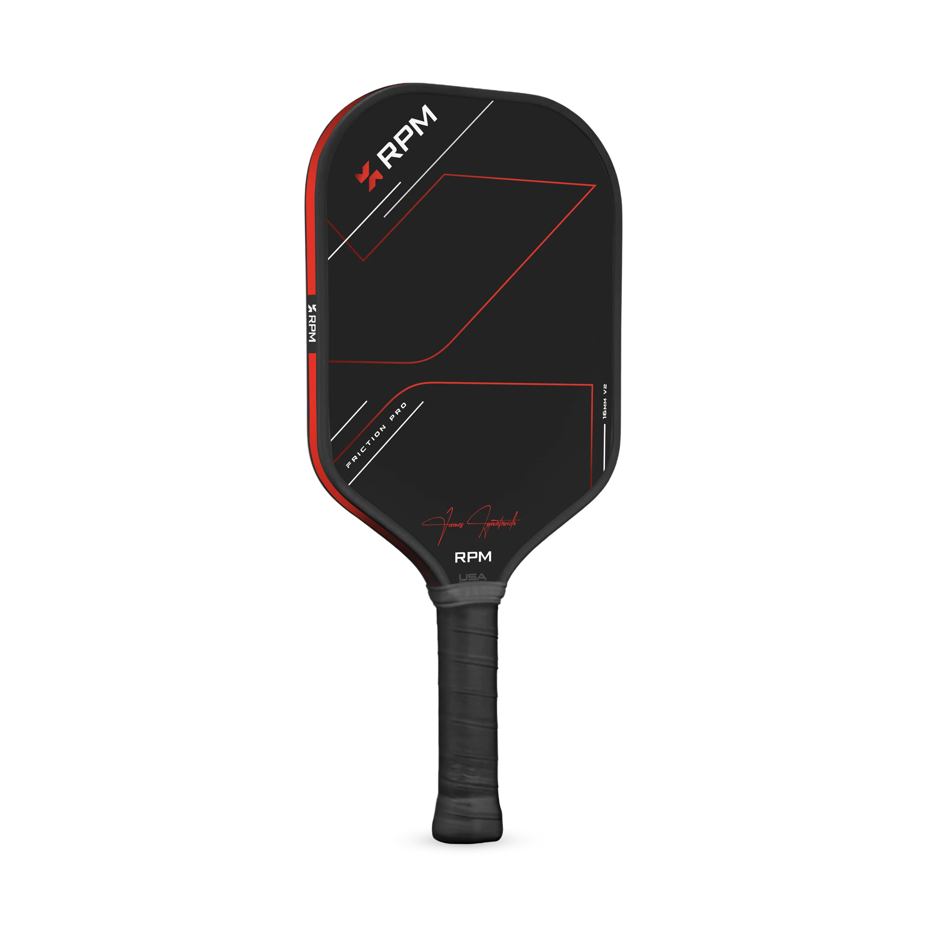 RPM FRICTION PRO 16MM ELONGATED V2 PICKLEBALL PADDLE (PRE ORDER FEBRUARY)