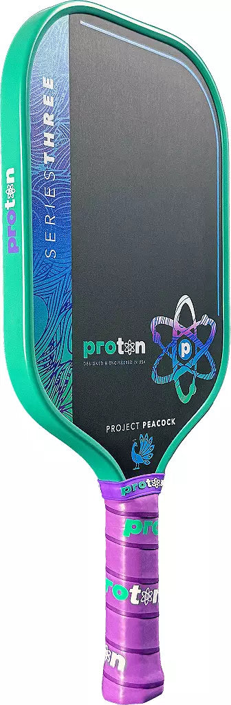 Proton Series Three Project Peacock Elongated Pickleball Paddle (Pre Order JAN 2026)