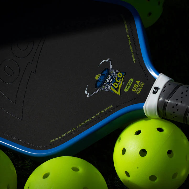 The Loco 16mm Pickleball Paddle- Hybrid- Blue