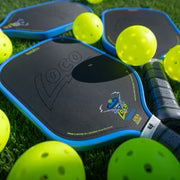 The Loco 16mm Pickleball Paddle- Elongated Blue