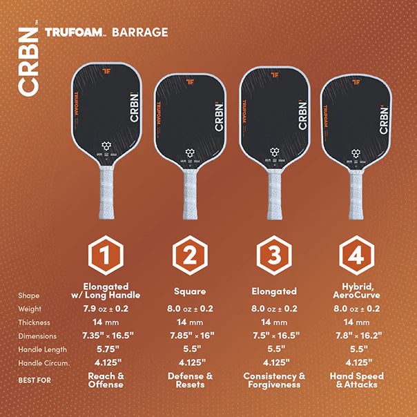 CRBN⁴ TruFoam Barrage 14mm (Hybrid, AeroCurve)