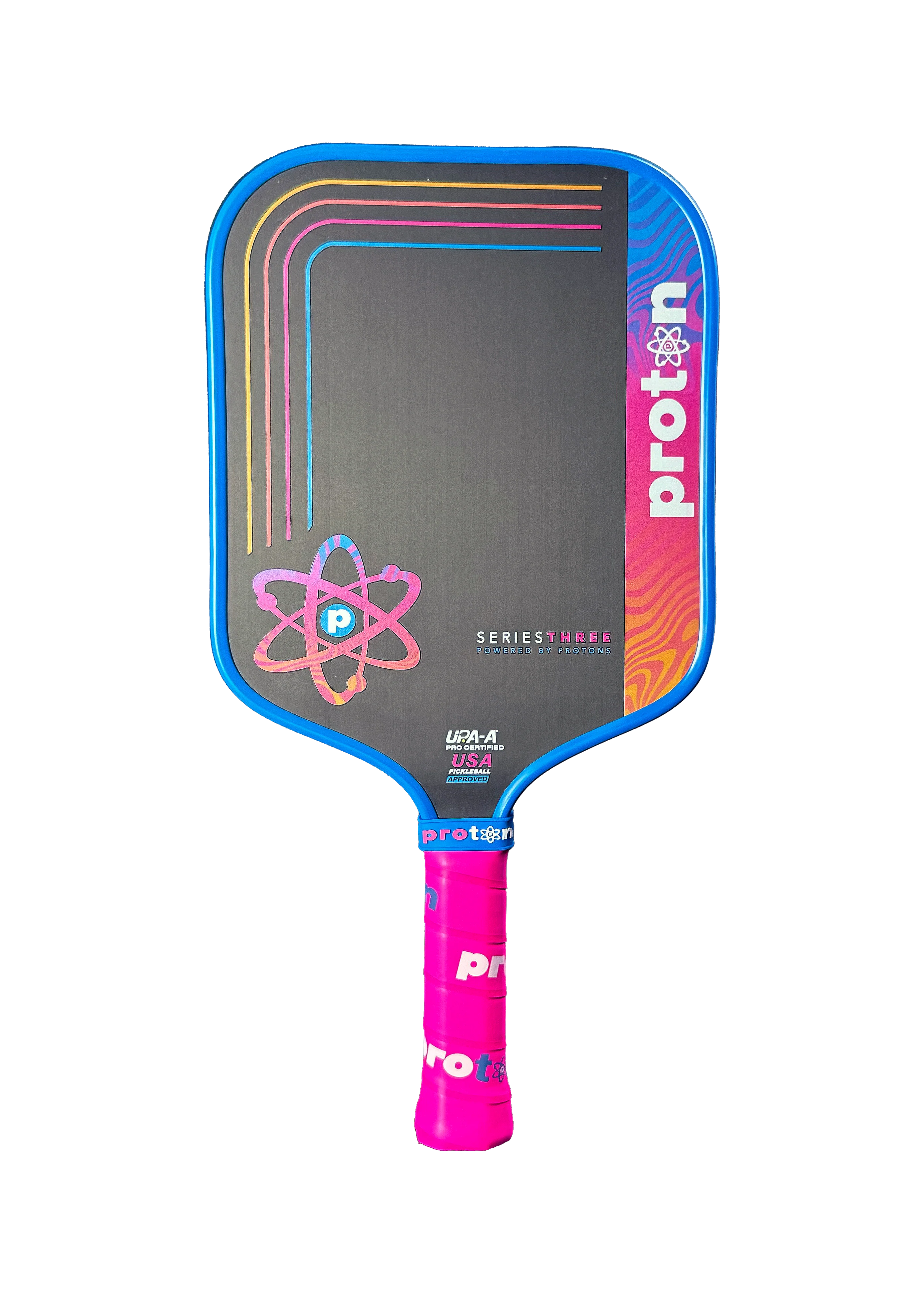 Proton Series Three Pickleball Paddle Project Flamingo Widebody 15mm - Blue