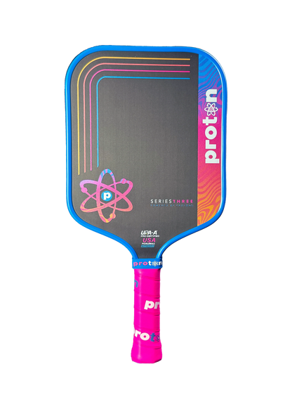 Proton Series Three Pickleball Paddle Project Flamingo Widebody 15mm - Blue