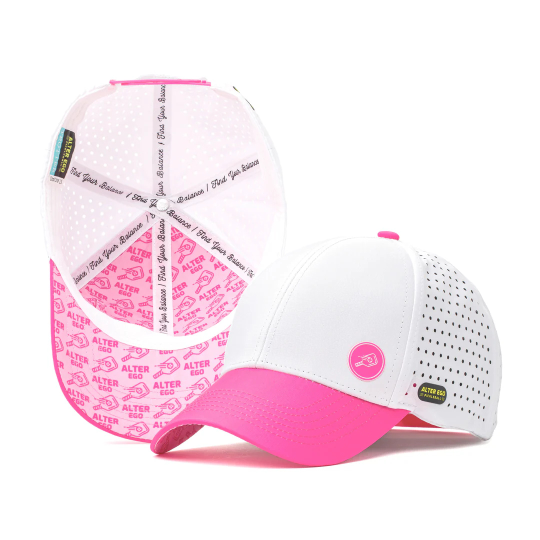TROTTER SPLASH PICKLEBALL PINK WHITE