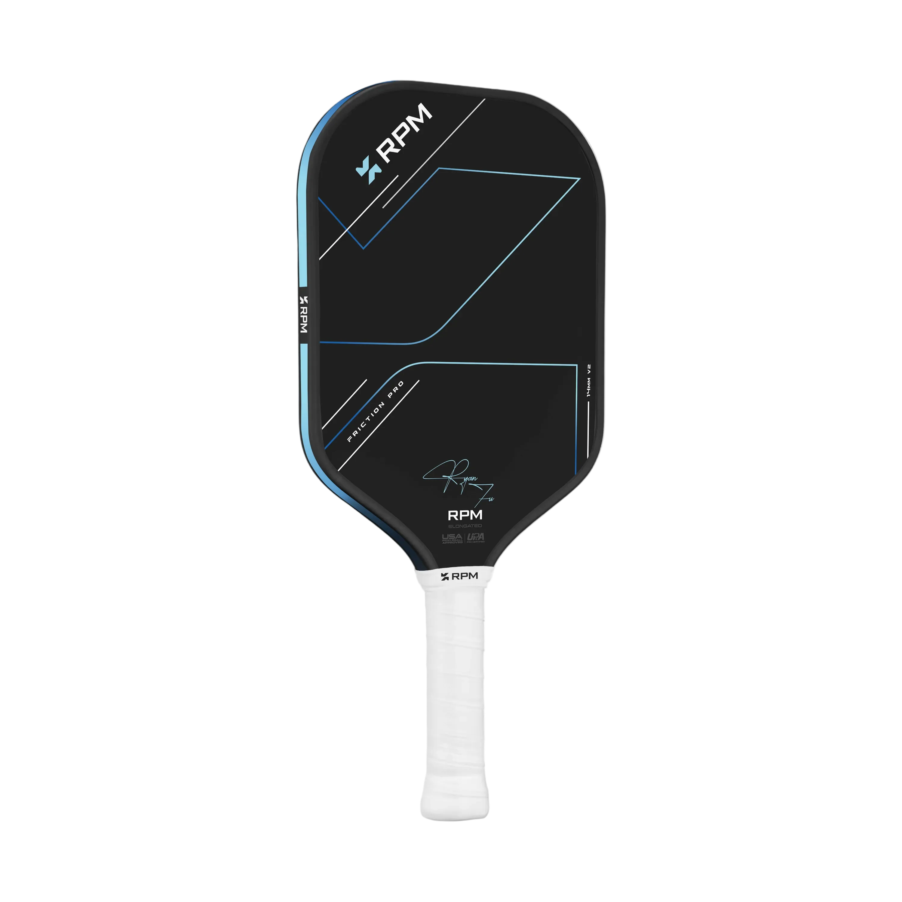 RPM FRICTION PRO 14MM ELONGATED V2 PICKLEBALL PADDLE